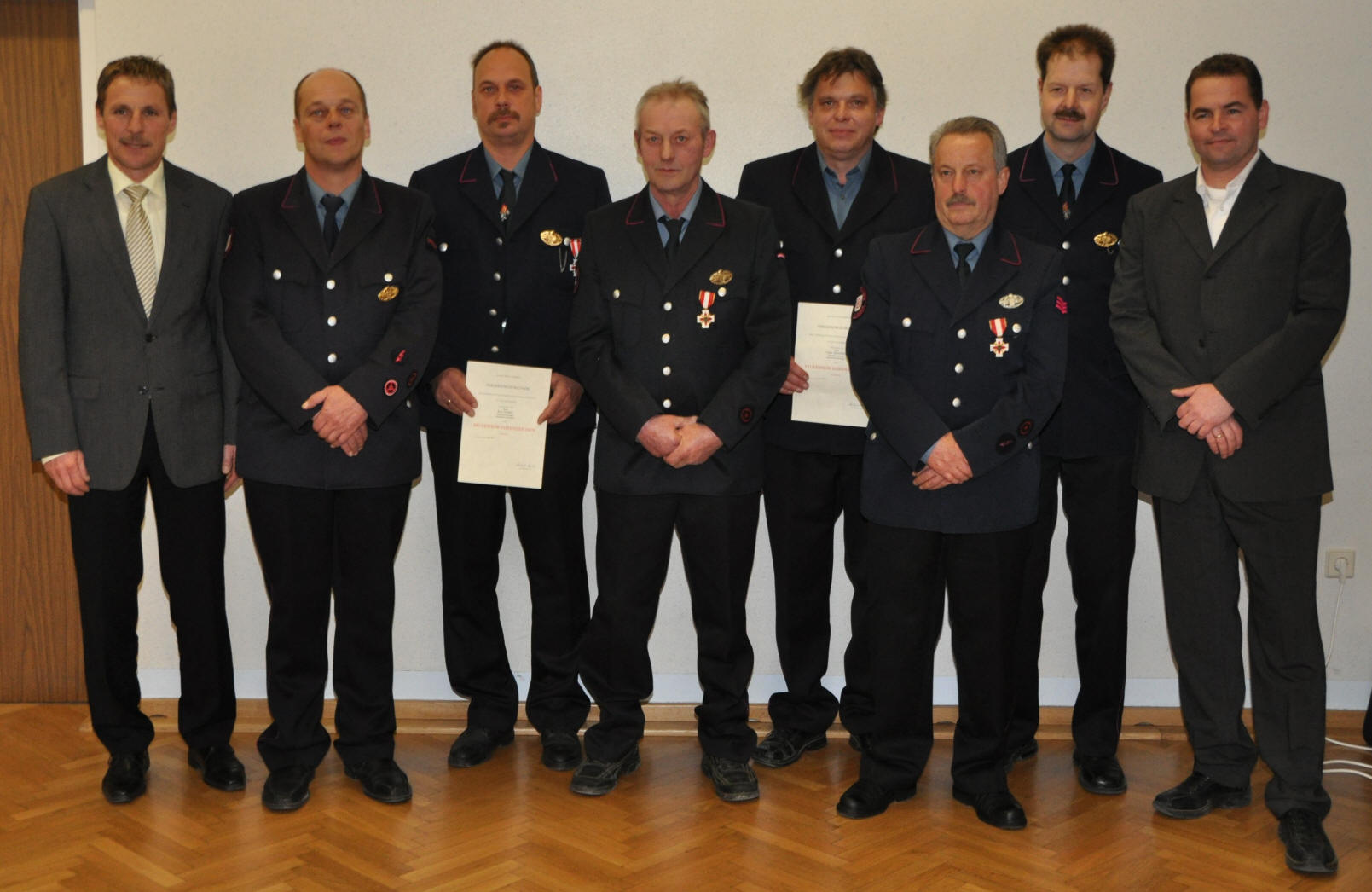 FFW Hemsbach Jahreshauptversammlung - Ehrungen